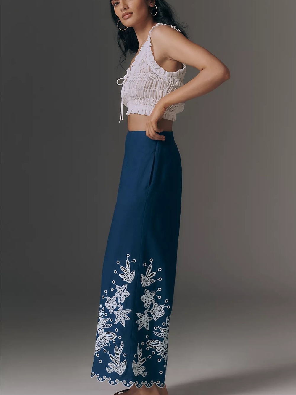 Farm Rio Linen Embroidered Set - Picture 7 of 14